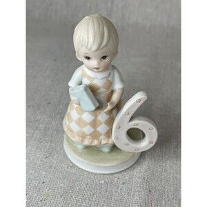 Lefton #6 Sixth Birthday Girl Figurine The Christopher Collection